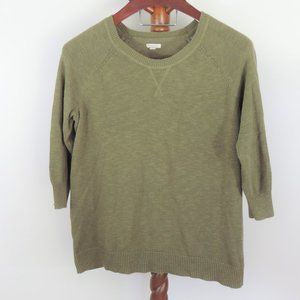 Sonoma olive green pullover sweater